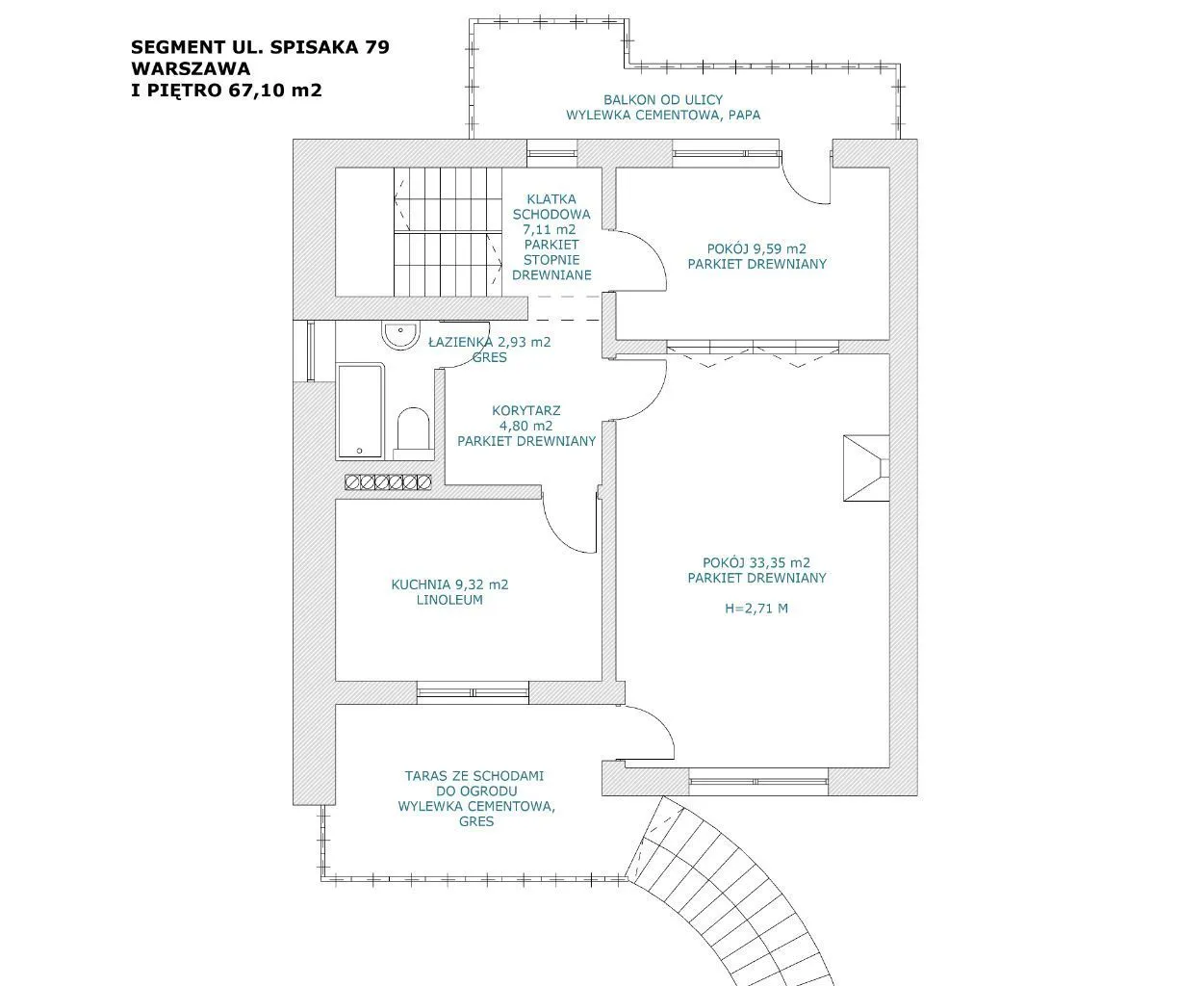 Warszawa URSUS, ul. Spisaka, 260m2 dom, 600m2 dzia