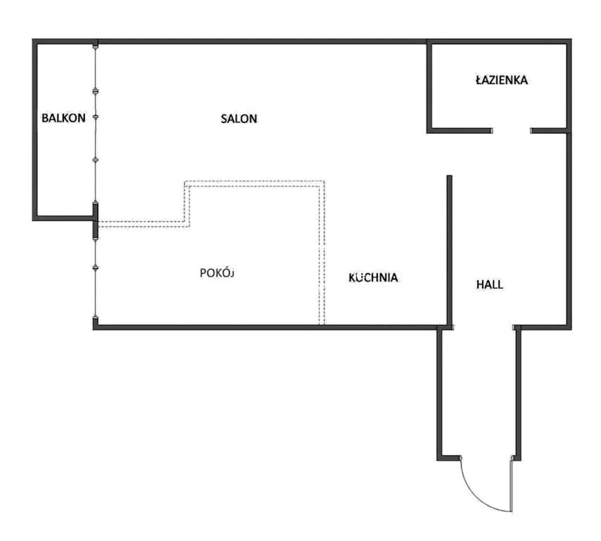 Mieszkanie na sprzedaż, 39 m², Warszawa Mokotów 