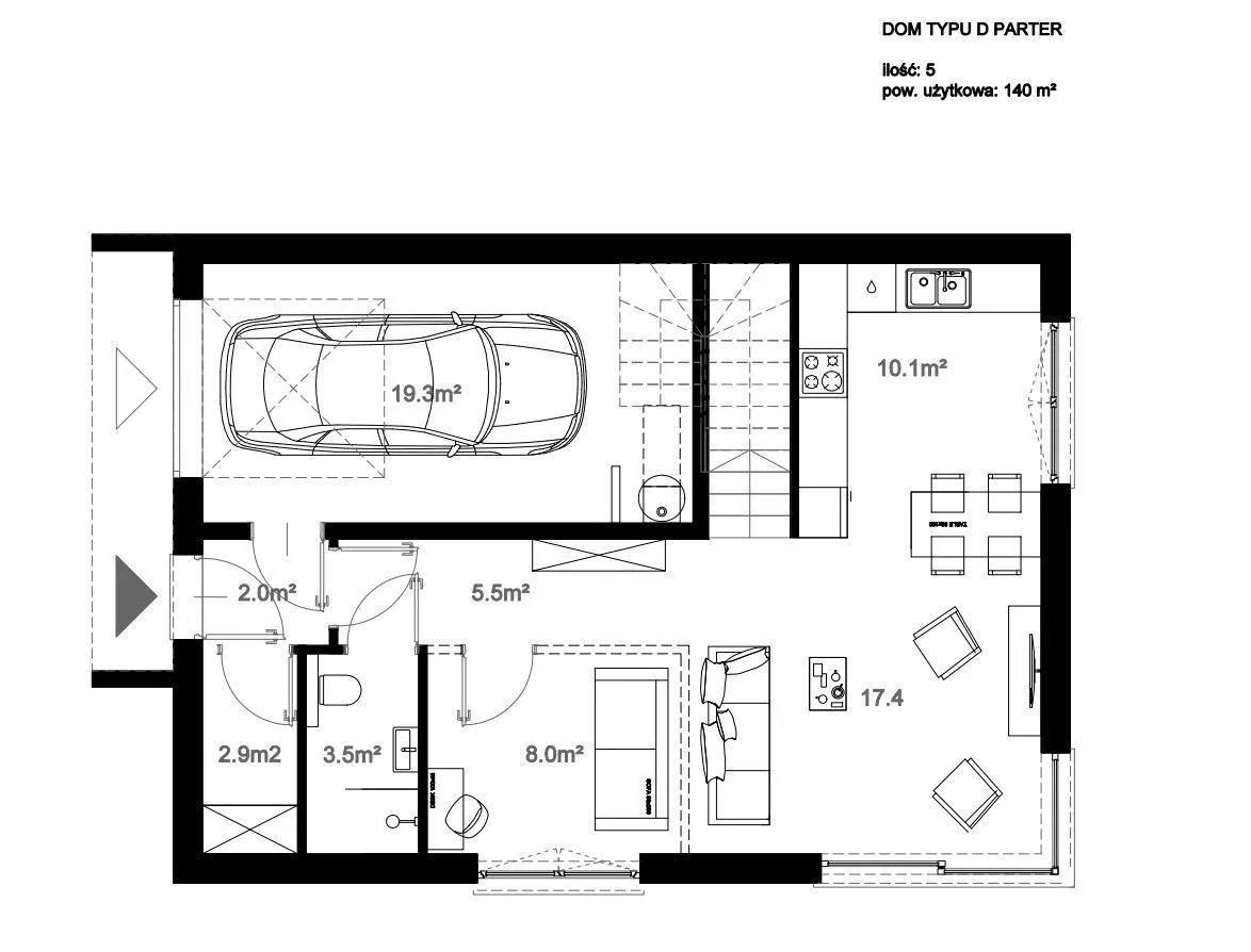 Dom 140m2 Wilanów Zawady