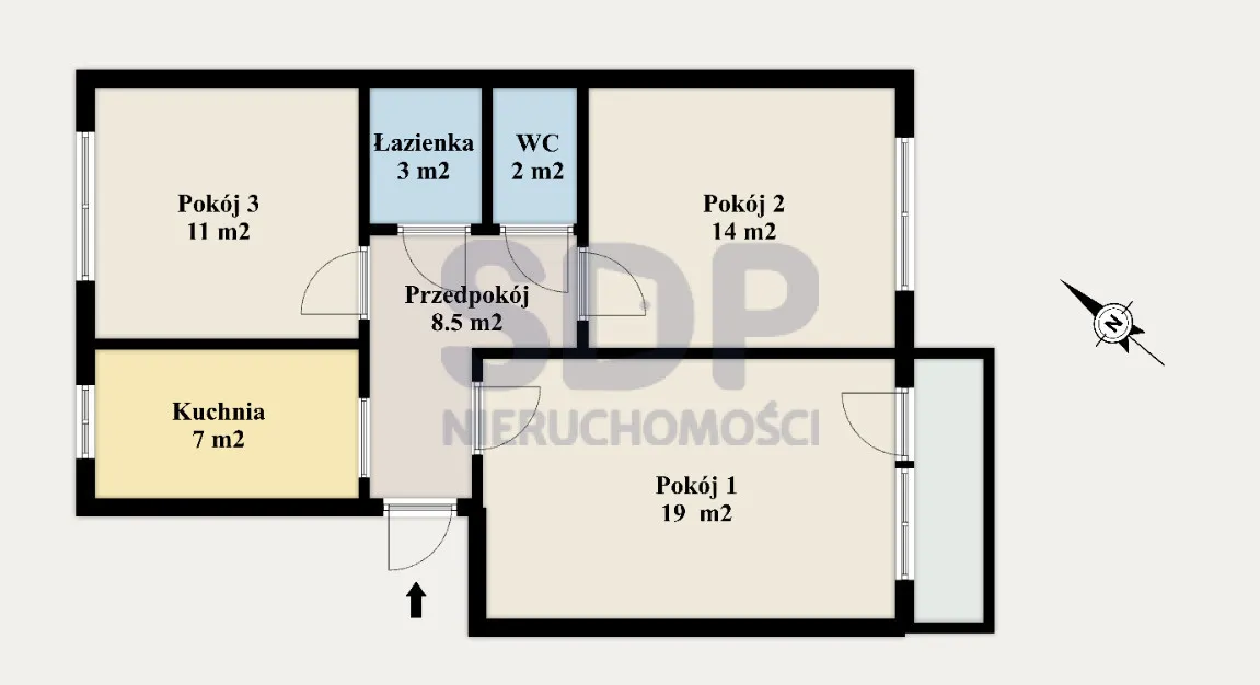 Mieszkanie na sprzedaż, 64 m², Warszawa Bemowo 