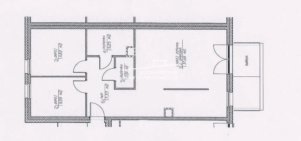 Mieszkanie na sprzedaż, 74 m², Warszawa Mokotów 