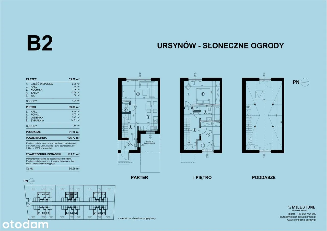 Słoneczne Ogrody | dom 4-pok. | C2