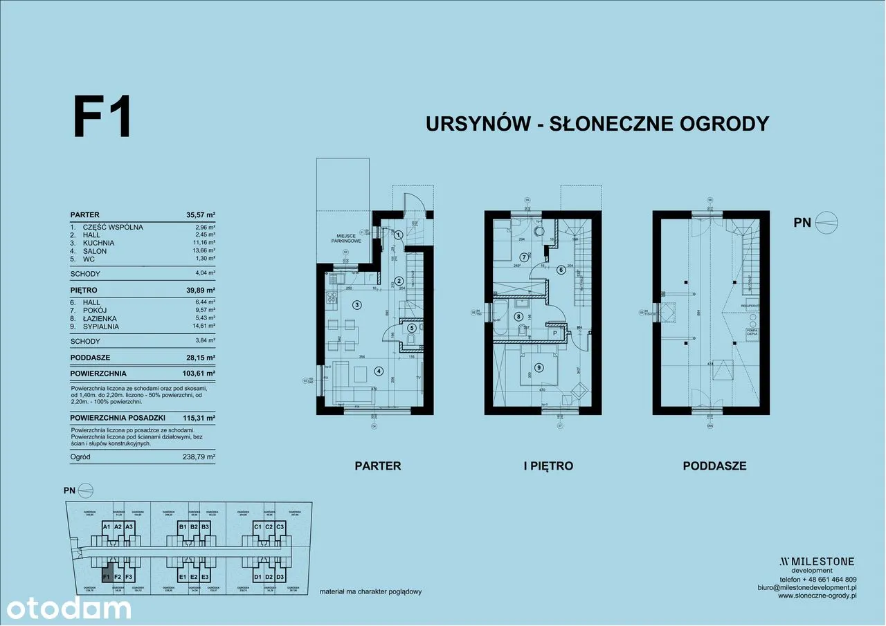 Słoneczne Ogrody | dom 4-pok. | D1