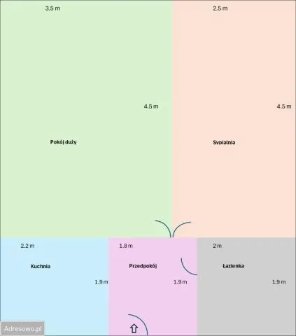 Warszawa Mokotów, ul. Jana Pawła Woronicza Mieszkanie - 2 pokoje - 38 m2 - 7 piętro