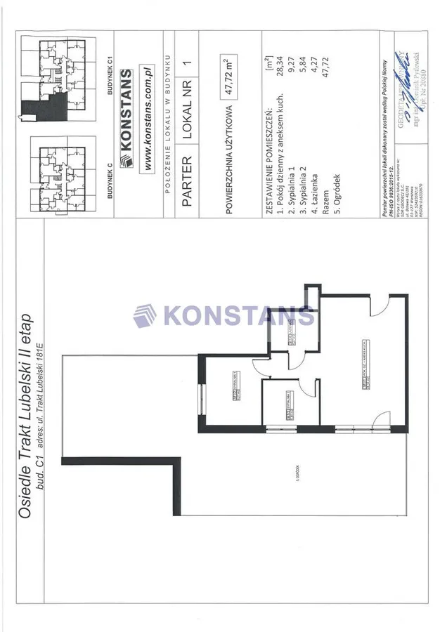 Mieszkanie na sprzedaż, 47 m², Warszawa 