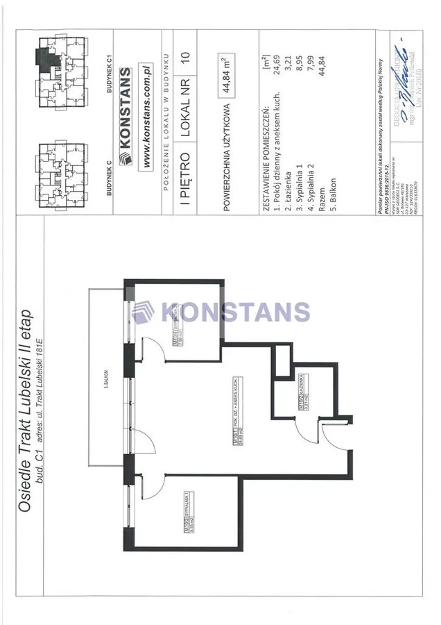 Mieszkanie na sprzedaż, 44 m², Warszawa Wawer 