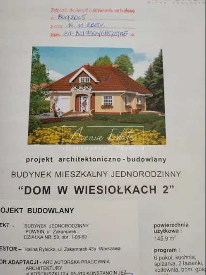 Dom na sprzedaż, 145 m², Warszawa Wilanów Powsin 