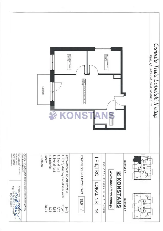 Mieszkanie na sprzedaż, 38 m², Warszawa Wawer 