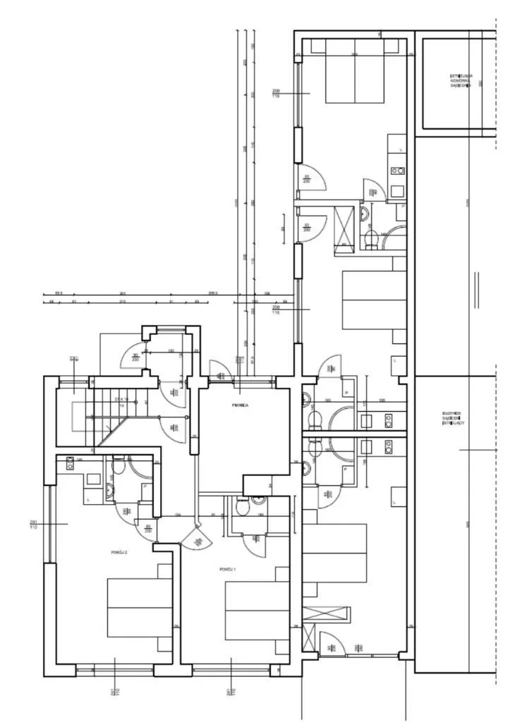 Dom 300 m2 - Budynek 6 niezależnych mieszkań