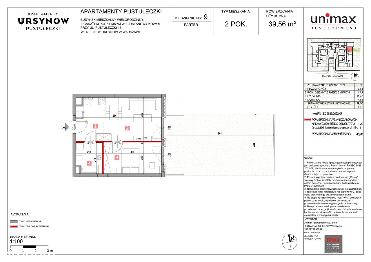 Apartamenty Pustułeczki | mieszkanie 2-pok. | M9