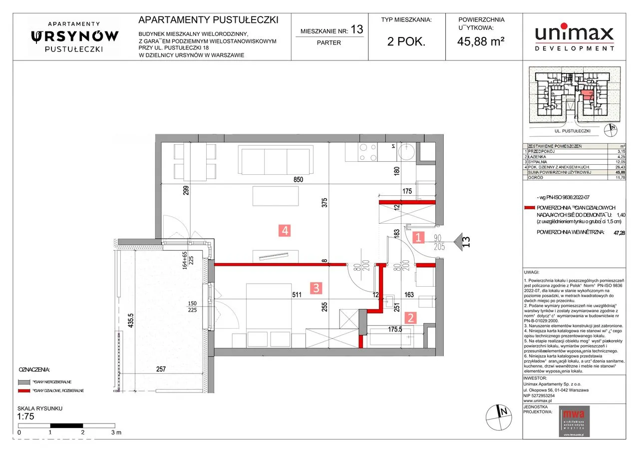 Apartamenty Pustułeczki | mieszkanie 2-pok. | M13