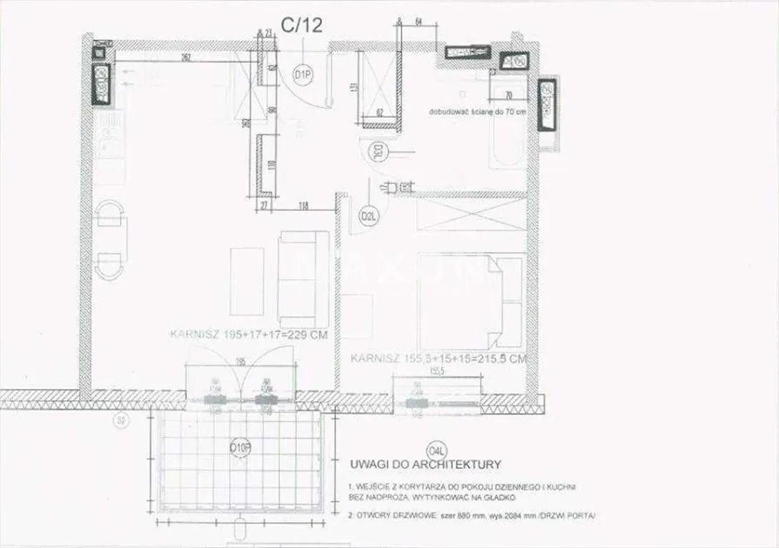 Mieszkanie na sprzedaż, 46 m², Warszawa Wilanów 