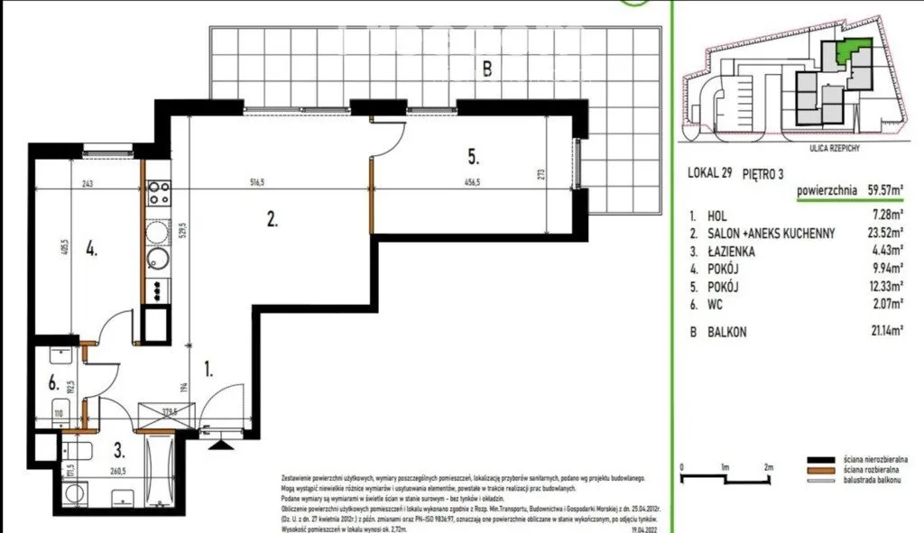 Sprzedam mieszkanie trzypokojowe: Warszawa Targówek , ulica Rzepichy, 60 m2, 797642 PLN, 3 pokoje - Domiporta.pl