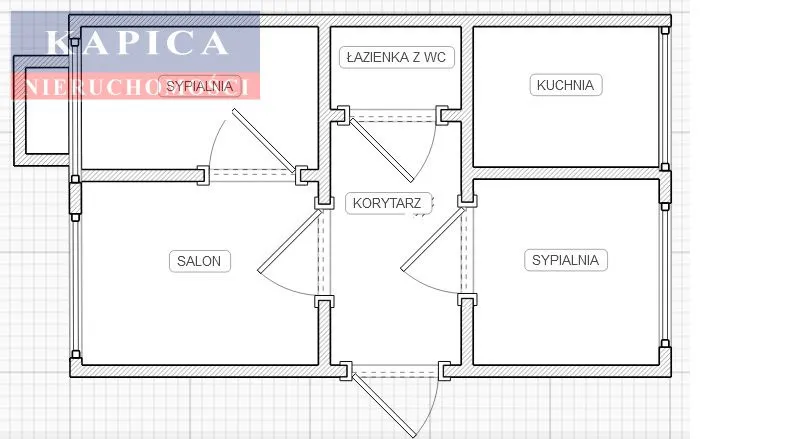 Ciche 3 pok. z doskonałym rozkładem na 2 kawalerki 