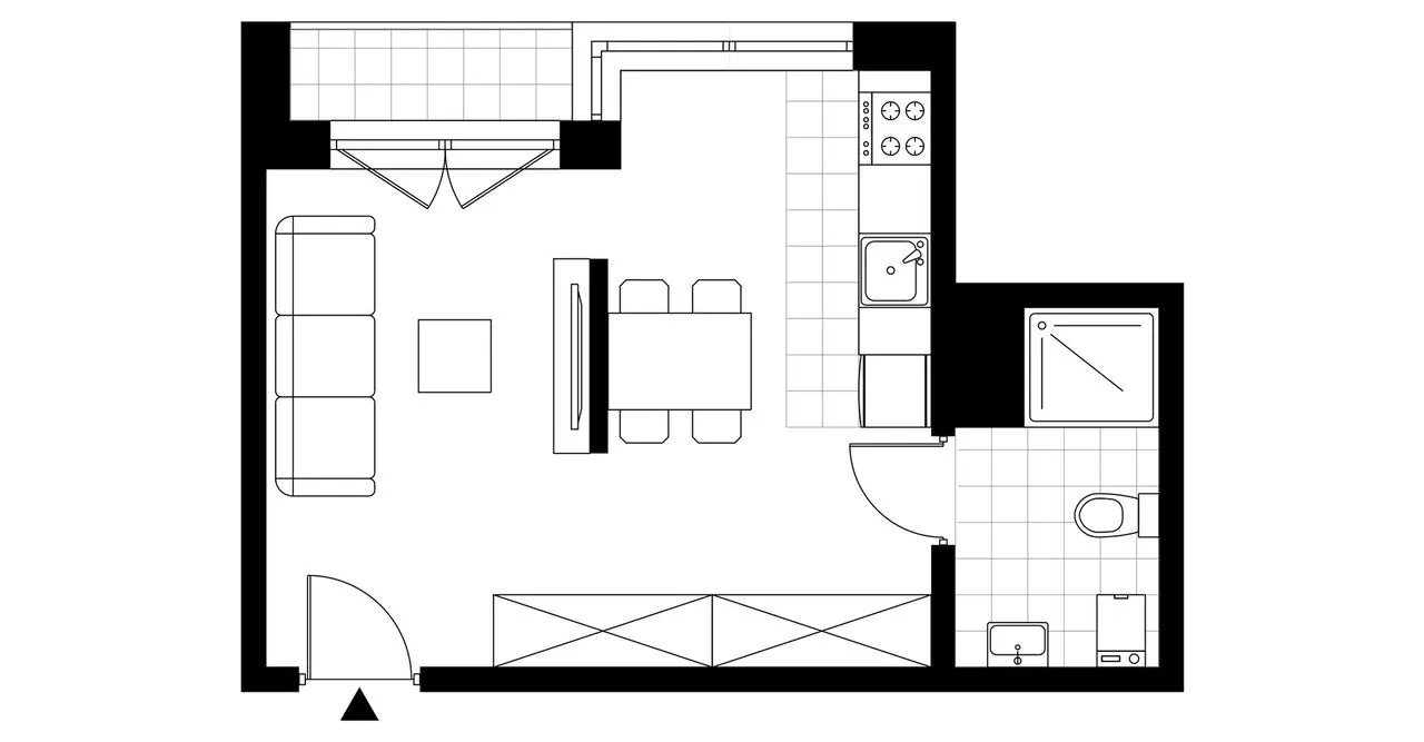 1-pokojowe mieszkanie 28m2 + loggia Bez Prowizji