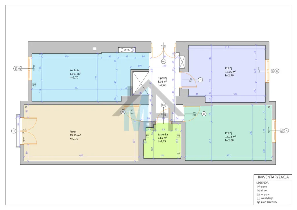 Mieszkanie na sprzedaż, 72 m², Warszawa Śródmieście Powiśle 