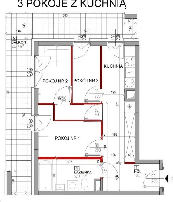 Mieszkanie na sprzedaż, 47 m², Warszawa Praga-Południe Grochów 