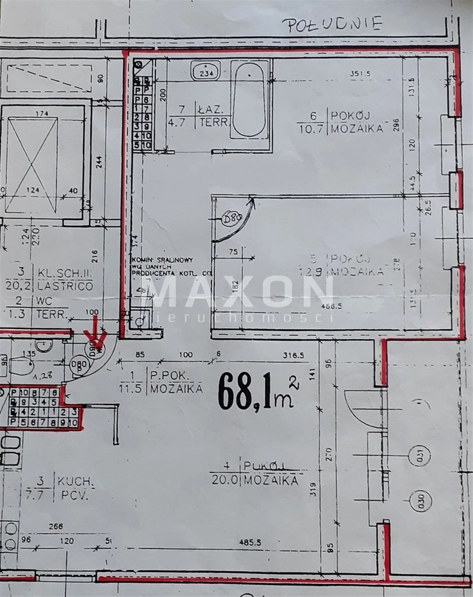 Mieszkanie do wynajęcia, 68 m², Warszawa Ursynów 