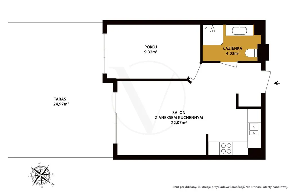 Apartament, ul. Bruzdowa
