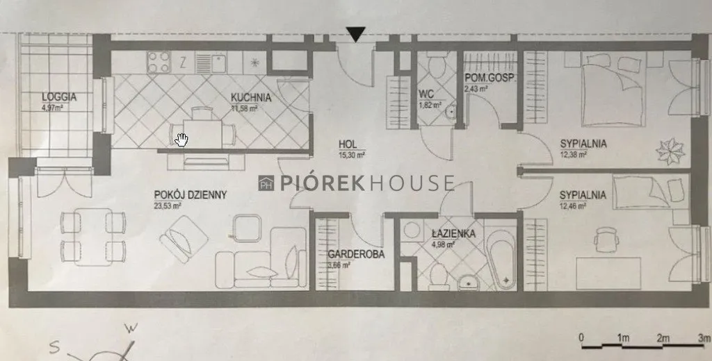 Mieszkanie na sprzedaż, 88 m², Warszawa Śródmieście 