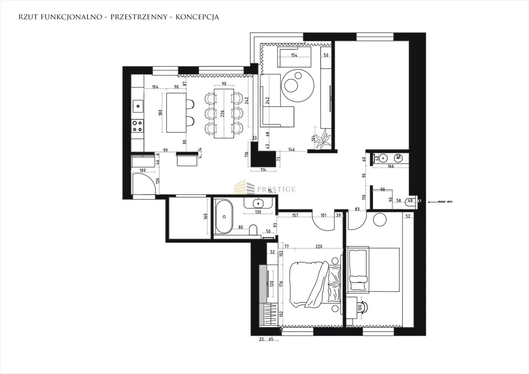 Wynajmę mieszkanie czteropokojowe : Warszawa Wilanów , ulica Sarmacka, 127 m2, 20000 PLN, 4 pokoje - Domiporta.pl