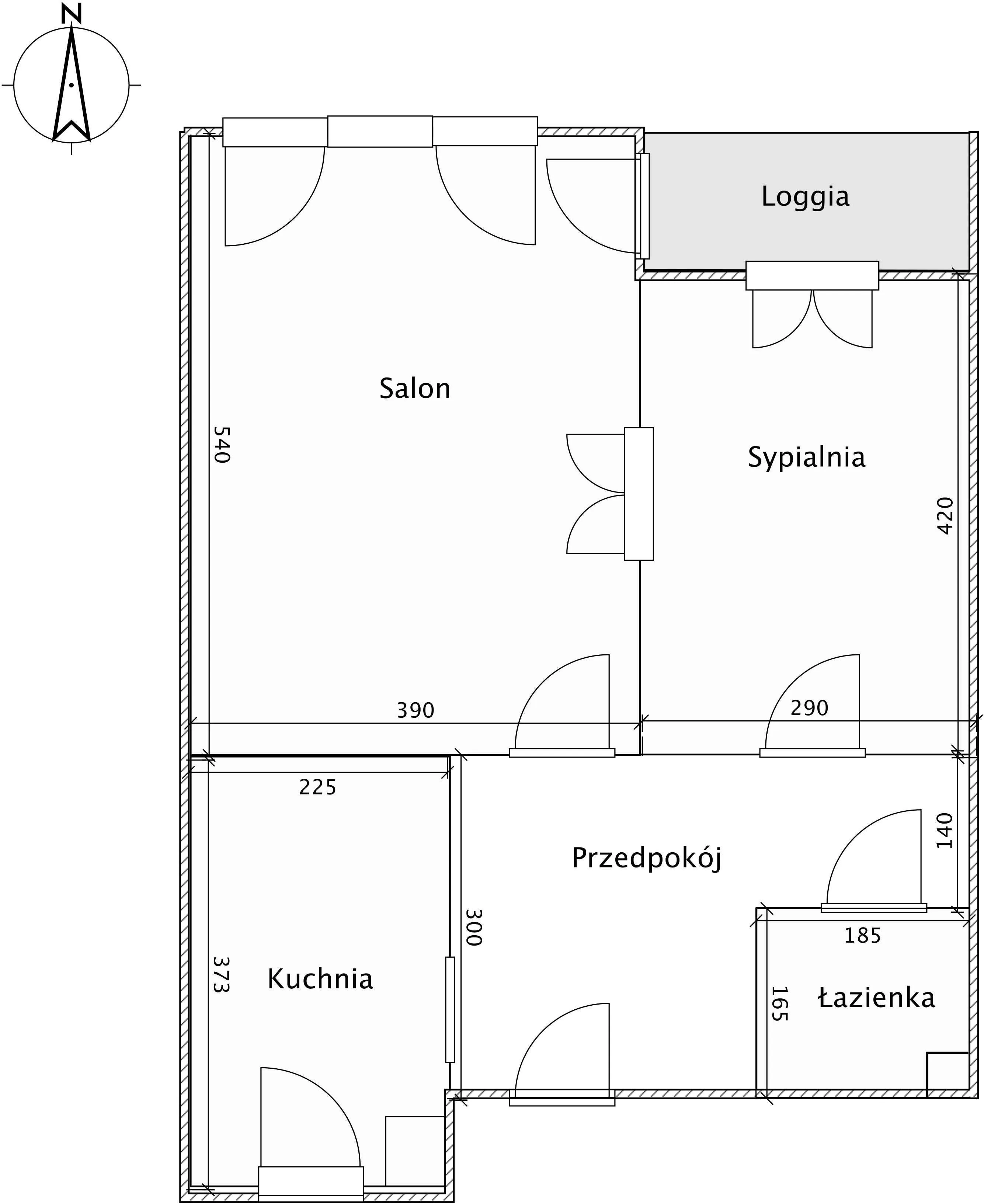 Dwupokojowy apartament przy ul. Gdańskiej- Metro Marymont