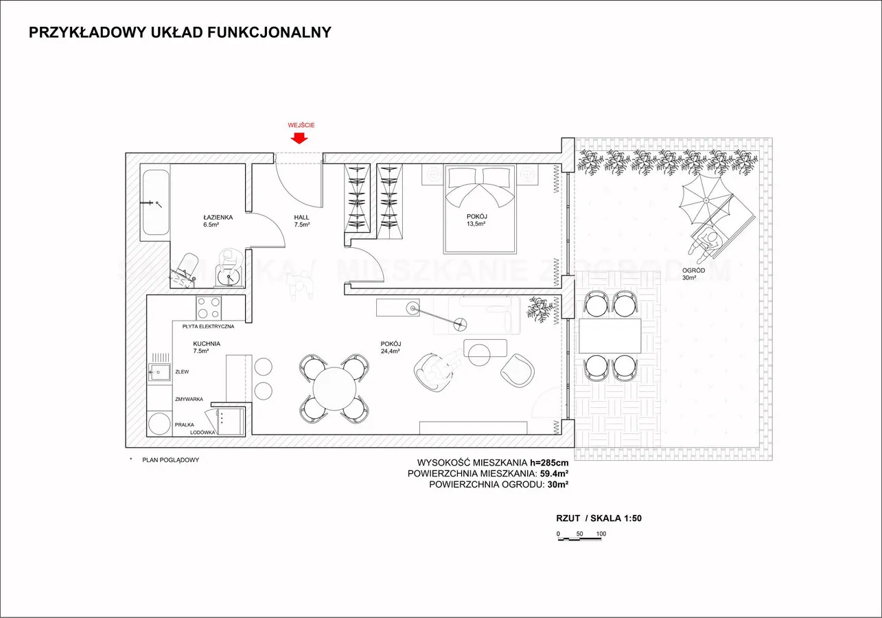 Mieszkanie na sprzedaż, 59 m², Warszawa Wilanów Błonia Wilanowskie 