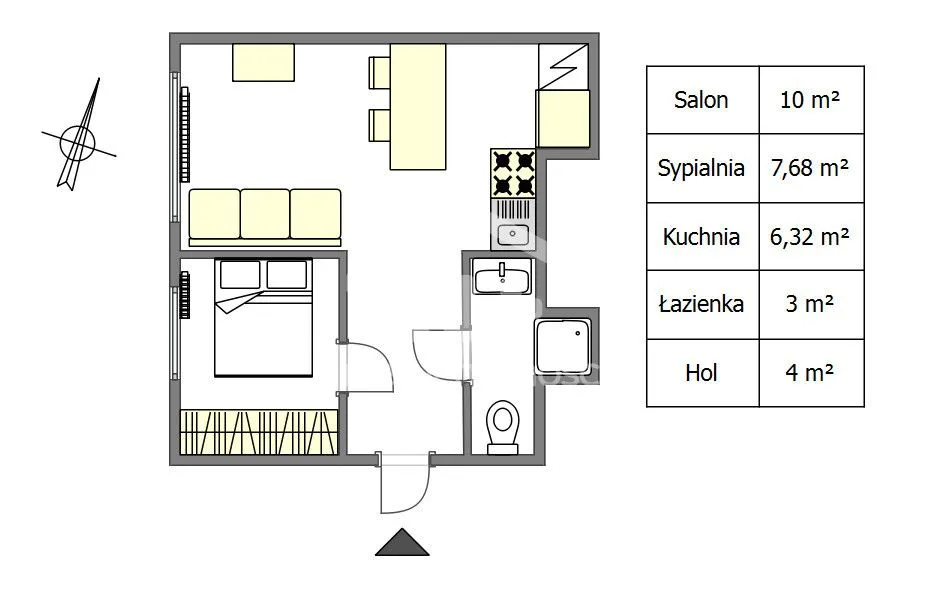 Mieszkanie na sprzedaż, 31 m², Warszawa Śródmieście 