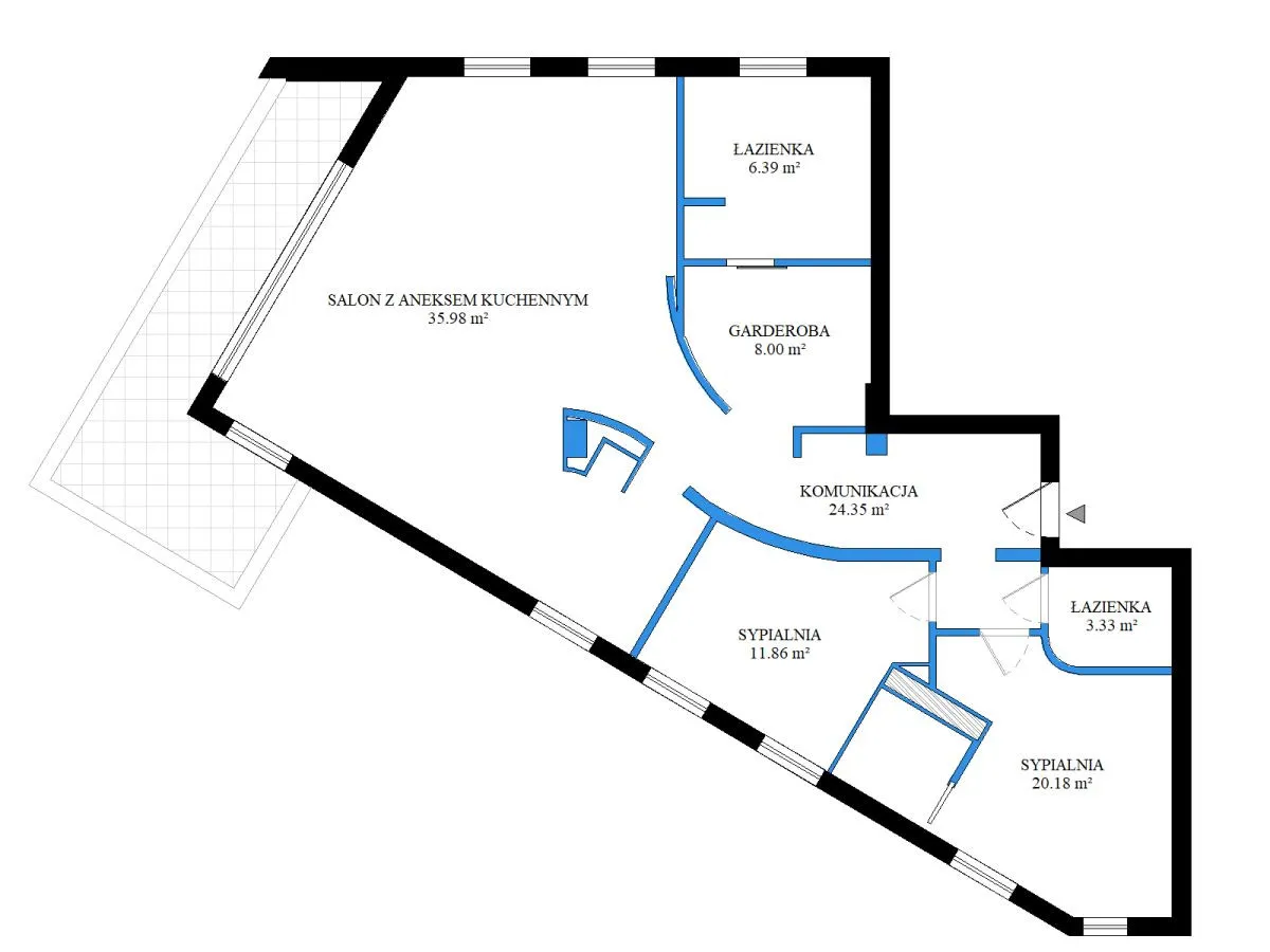 Mieszkanie na sprzedaż, 112 m², Warszawa Mokotów 