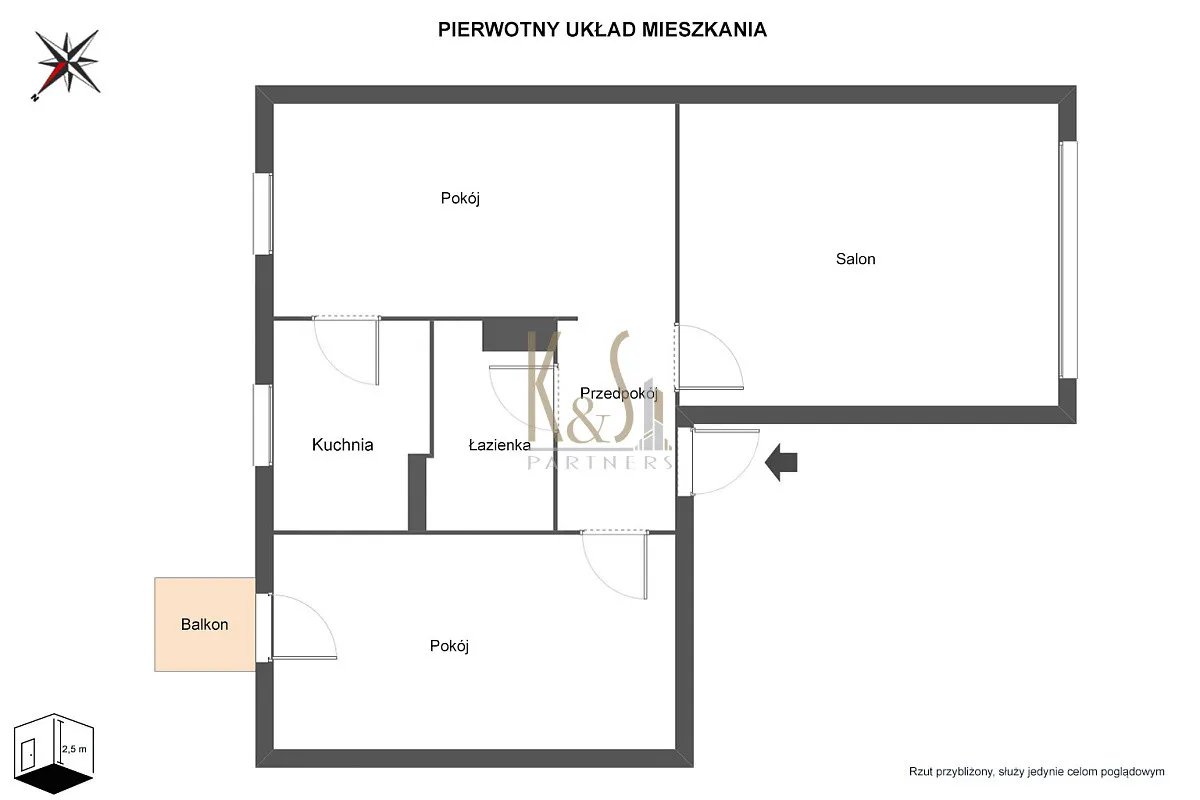 Mieszkanie na sprzedaż, 48 m², Warszawa Wola 