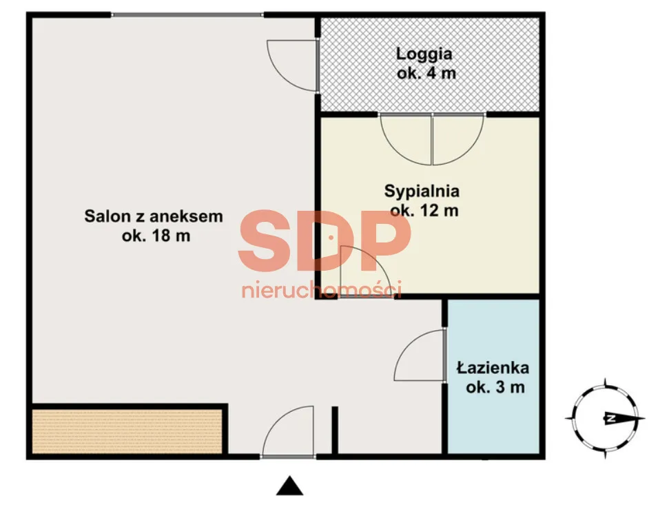 Mieszkanie na sprzedaż, 39 m², Warszawa Mokotów 