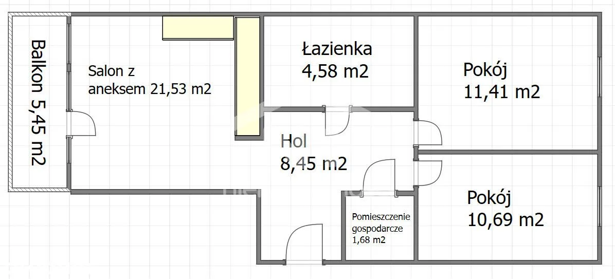 Mieszkanie na sprzedaż, 58 m², Warszawa Białołęka 