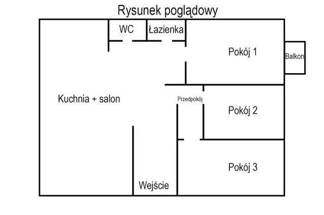 Warszawa Ursus Mieszkanie - 3 pokoje - 62 m2 - 4 piętro