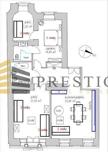 Wynajmę mieszkanie czteropokojowe : Warszawa Śródmieście , ulica Mikołaja Kopernika, 92 m2, 11500 PLN, 4 pokoje - Domiporta.pl