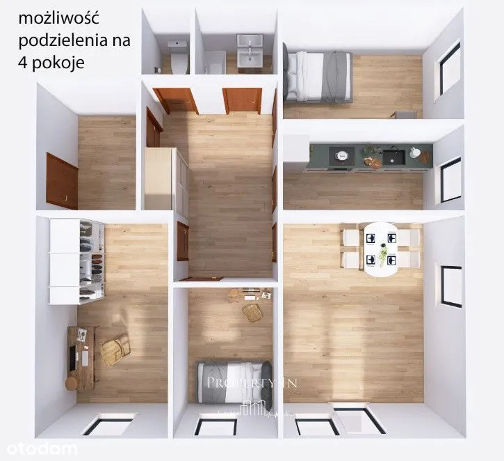 Mieszkanie na sprzedaż, 63 m², Warszawa Mokotów 