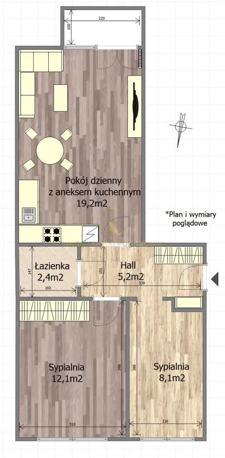 Mieszkanie na sprzedaż, 46 m², Warszawa Śródmieście 