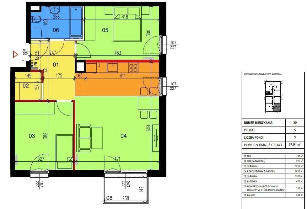 Mieszkanie na sprzedaż, 67 m², Warszawa Wawer 