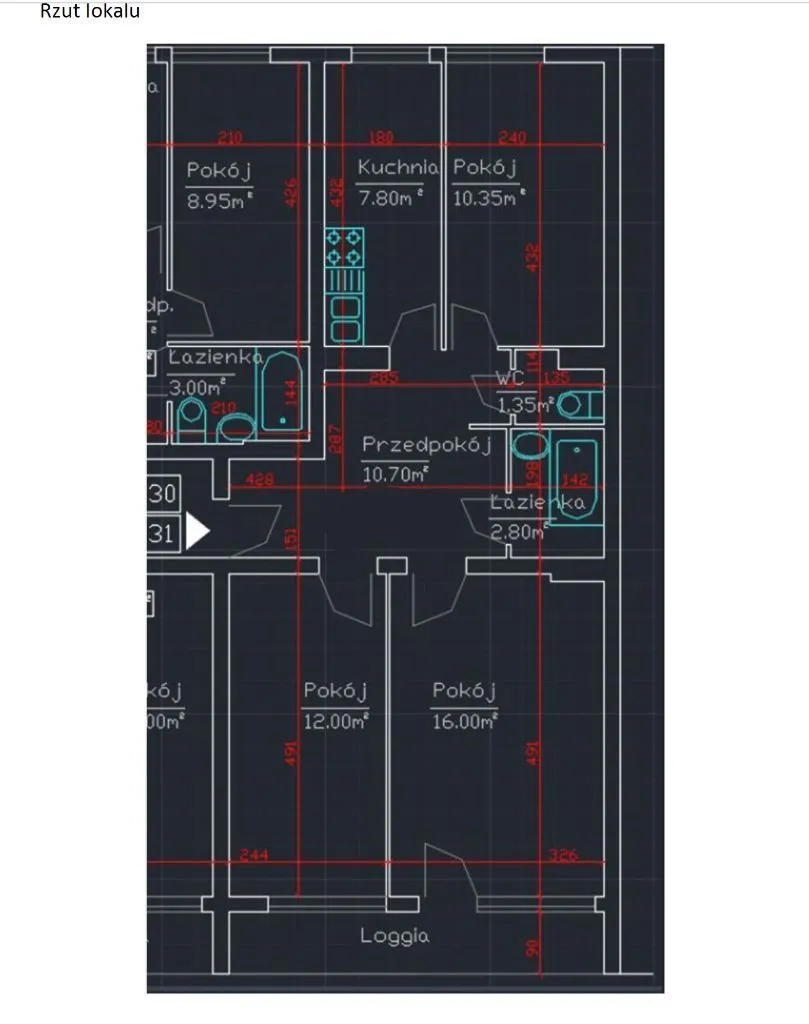 Bezpośrednio 61m², Praga Północ, 3/4 pokoje