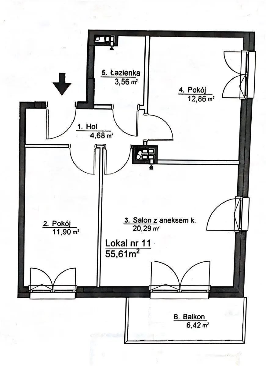 Sprzedam mieszkanie trzypokojowe: Warszawa Mokotów , ulica ul. Dywizjonu AK "Jeleń", 56 m2, 1160000 pln, 3 pokoje - Domiporta.pl