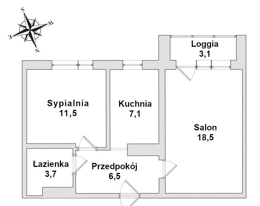 Mieszkanie na sprzedaż, 47 m², Warszawa Praga-Południe 