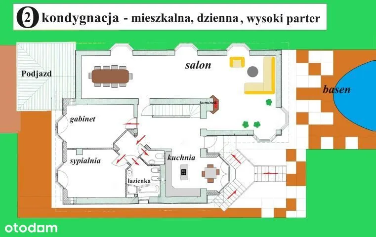 DOM Z BASEMEM w pobliżu stacji metra 