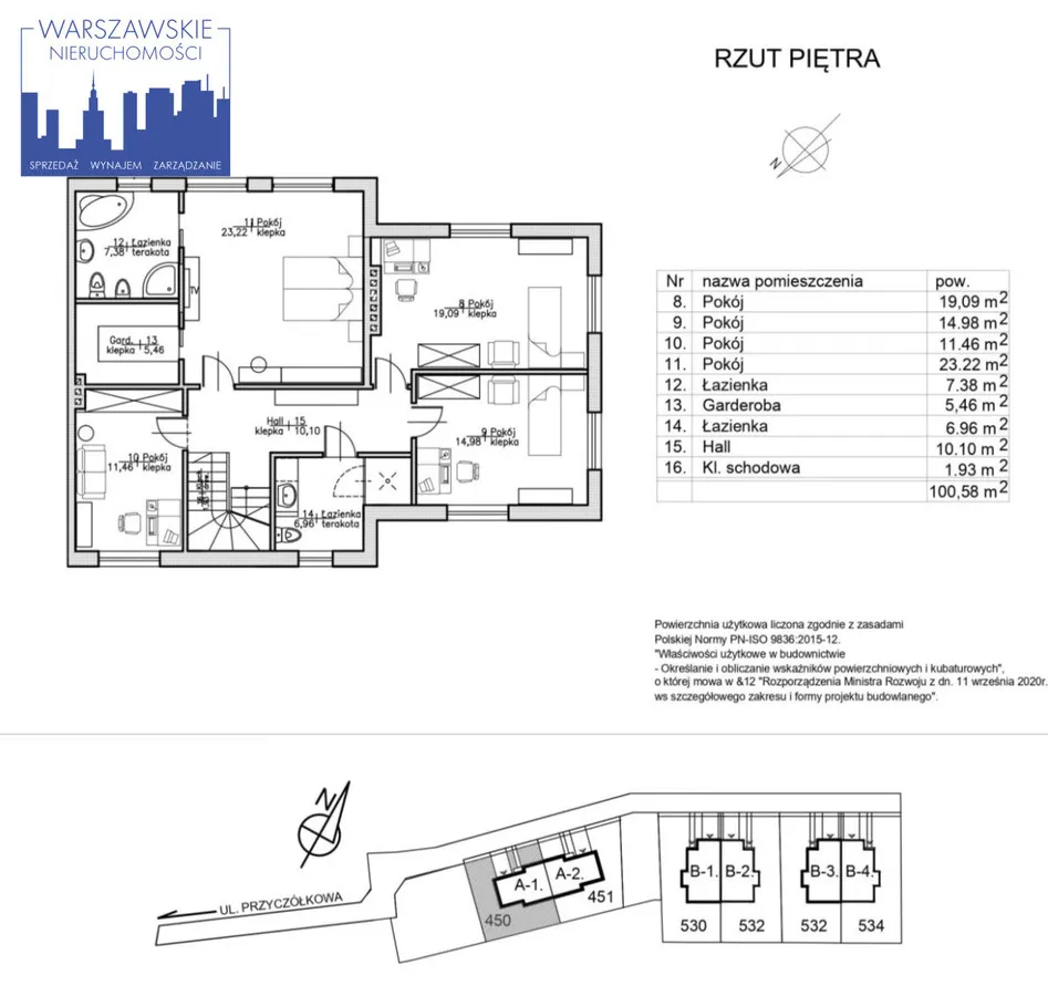 Dom bliźniak w stanie deweloperskim _działka 450m2 