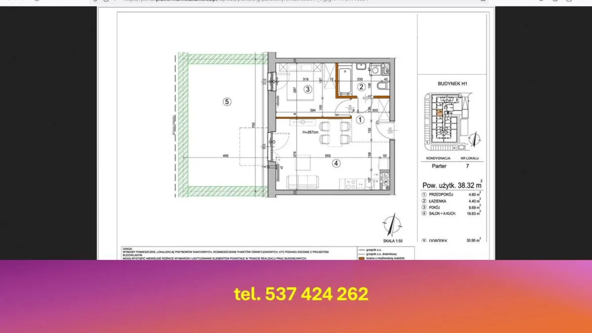 Mieszkanie na sprzedaż, 38 m², Warszawa Rembertów 