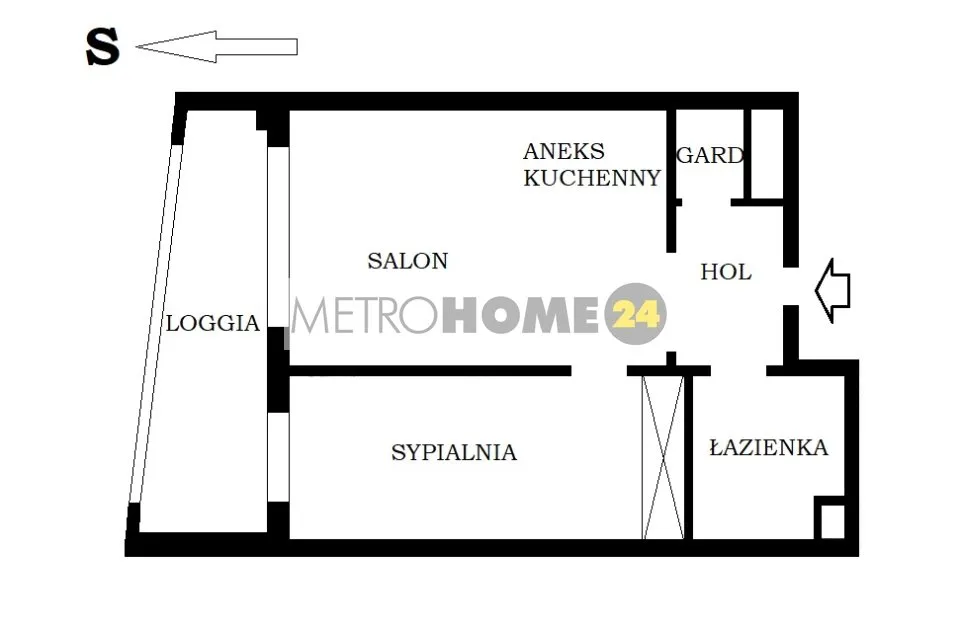 Wynajmę mieszkanie dwupokojowe: Warszawa Śródmieście , ulica ul. Bagno, 61 m2, 5800 PLN, 2 pokoje - Domiporta.pl