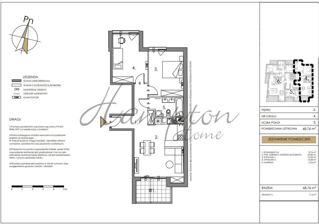 Sprzedam mieszkanie trzypokojowe: Warszawa Ochota , ulica Harfowa, 69 m2, 1809216 PLN, 3 pokoje - Domiporta.pl