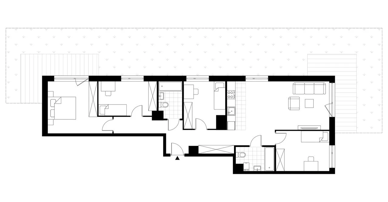 5-pokojowe mieszkanie 95m2 + ogródek