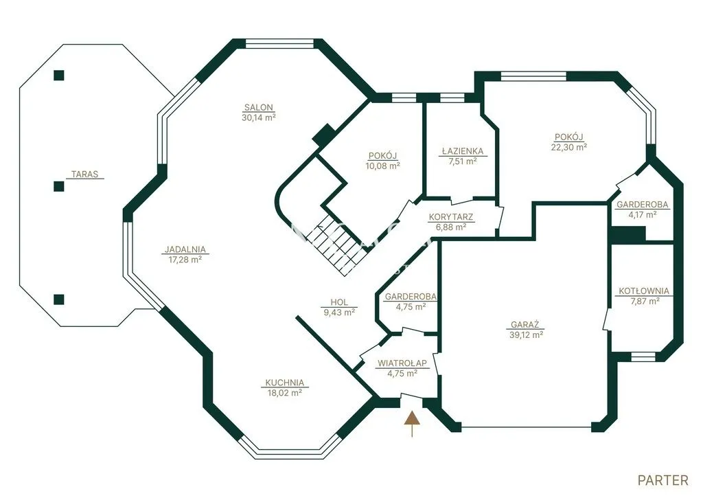 Dom wolnostojący 347m2 | Zawady | blisko pl. Vogla