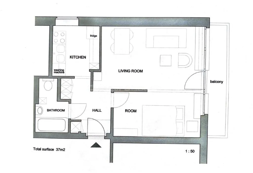 Mieszkanie do wynajęcia, 37 m², Warszawa Śródmieście 