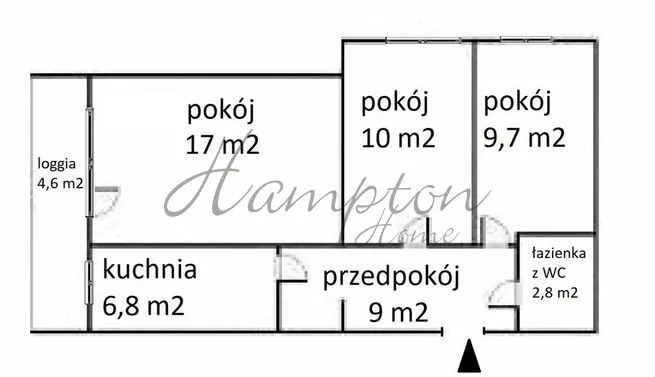 Sprzedam mieszkanie trzypokojowe: Warszawa Mokotów Służew , ulica Bełdan, 58 m2, 769000 PLN, 3 pokoje - Domiporta.pl