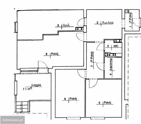 Warszawa Targówek, ul. św. Wincentego Mieszkanie - 4 pokoje - 70 m2 - parter